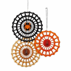 Fright Night Fan Decorations 3pk