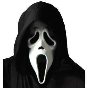 Ghost Face Mask with Shroud