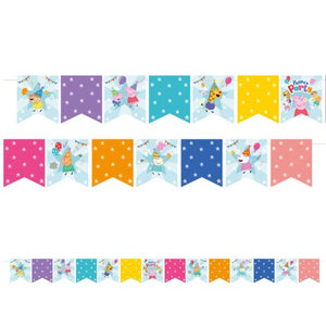 Peppa's Party Print Banner 2.4m Each