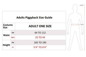 Bavarian Man Piggyback Adult Costume