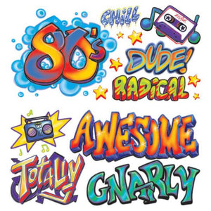 80's Graffiti Props 15pk