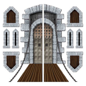 Medieval Castle Door & Window Props 9pk