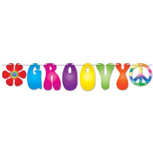 70's Groovy Garland 19cm x 1.52m Each