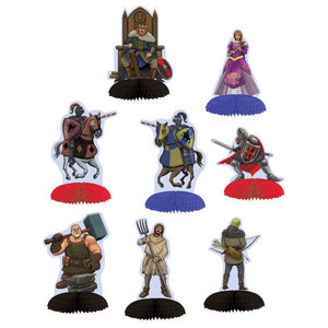 Medieval Mini Centrepieces 8pk