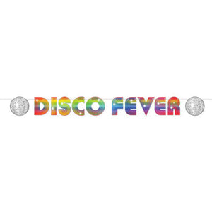 70's Disco Fever Garland 15cm x 2.13m Each