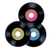 50's Plastic Records 23cm 3pk
