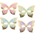 Butterfly Shimmer Paper Masks 12cm x 10cm 8pk