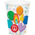 Bubbly Birthday Paper Cups 266ml 8pk