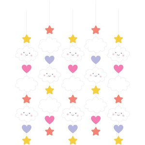 Sweet Dreams Hanging Cutouts 20cm x 125cm 5pk