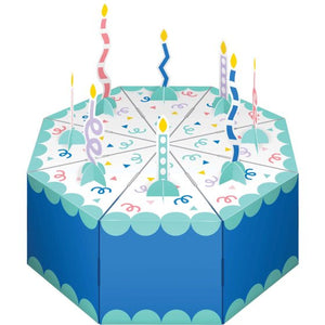 Party Patterns 3D Centrepiece Favor Box 8pk