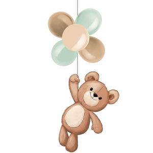 Teddy Bear Hanging Décor 30cm x 91cm Each