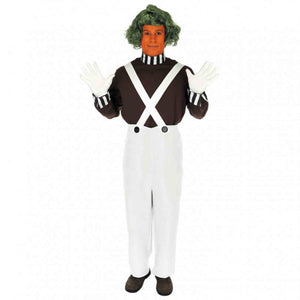 Factory Worker with Wig Men Costume
