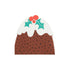 Merry Christmas Pudding Shaped Napkins 16cm x 16cm 16pk