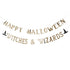 Spell Yeah! Gold 'Happy Halloween Witches & Wizards' Card Banner 2.2m