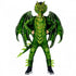 Green Dragon Jumpsuit Kids Costume