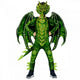 Green Dragon Jumpsuit Kids Costume