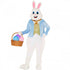 Easter Bunny Men's Deluxe Costume