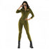 Green Aviator Bodysuit Women's Costume