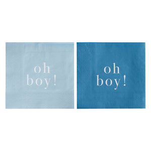 Oh Boy Beverage Napkins 16.5cm x 16.5cm 16pk
