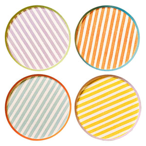 Stripe Hype NPC Paper Plates 25cm