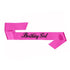 Pink Birthday Girl Sash 76cm Each