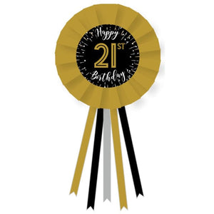 Badges, Sash & Rosettes Sparkling Celebration Add-An-Age Rosette Each