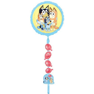 Balloon - Airwalkers & Bouquets Bluey Tail AirWalker Foil Balloon 60cm x 170cm Each