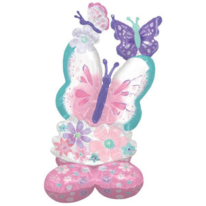 Balloon - Airwalkers & Bouquets Flutters Butterfly AirLoonz Balloon 71cm x 111cm Each