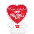 Happy Valentine's Day Hot Air Balloon AirLoonz Balloon 91cm x 124cm Each