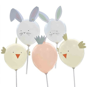 Balloon - Airwalkers & Bouquets Hop Hop Hooray Balloon Bundle 5pk