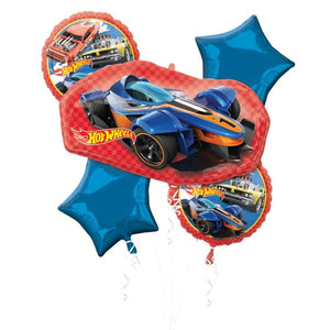 Balloon - Airwalkers & Bouquets Hot Wheels Balloon Bouquet 5pk