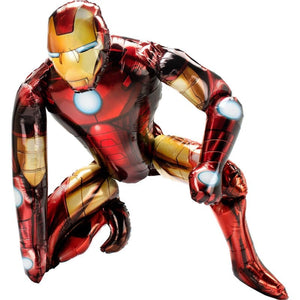Balloon - Airwalkers & Bouquets Marvel Avenger Power Unite Airwalker Ironman Foil Balloon 93cm x 116cm Each
