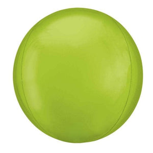 Balloon - Bubble, Orbz & Cubez Vibrant Green Orbz Balloon 40cm Each