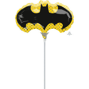 Balloon - Foil Batman Bat Symbol Mini Shape Foil Balloon Each