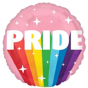 Balloon - Foil Burst of Pride Foil Balloon 45cm Each