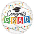 Congrats Grad Party Foil Balloon 45cm Each