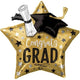 Balloon - Foil Congrats Grad Star, Cap & Diploma Multi-Balloon 71cm Each