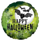 Balloon - Foil Glow Batty Foil Balloon 45cm Each