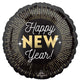 Balloon - Foil Happy New Year Midnight Glam Foil Balloon 45cm Each