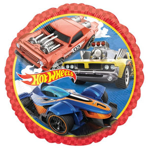 Balloon - Foil Hot Wheels Foil Balloon 45cm Each