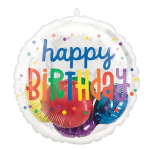 Balloon - Foil Insiders Rainbow Birthday Foil Balloon Each