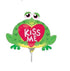 Kiss Me Toad Mini Shape Foil Balloon Each