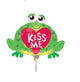 Balloon - Foil Kiss Me Toad Mini Shape Foil Balloon Each