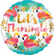 Balloon - Foil Let's Flamingle Foil Balloon 45cm Each