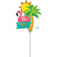 Balloon - Foil Lets Flamingle Party Time Mini Shape Foil Balloon Each