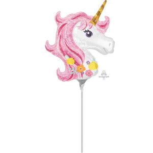 Balloon - Foil Magical Unicorn Mini Shape Foil Balloon Each