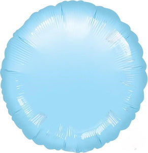 Balloon - Foil Metallic Pearl Pastel Blue Foil Balloon 45cm Each