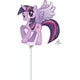 Balloon - Foil My Little Pony Shape Mini Shape Foil Balloon Each