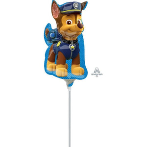 Balloon - Foil Paw Patrol - Chase Mini Shape Foil Balloon Each