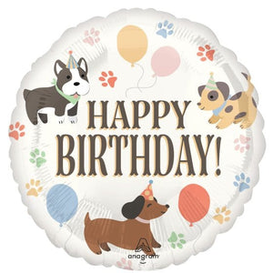 Balloon - Foil Pawsome Party Foil Balloon 45cm Each
